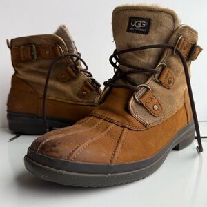 UGG Women’s Tan and Brown Waterproof Boots